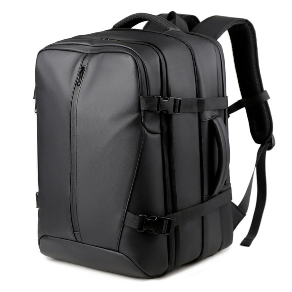 Sac à dos voyage extensible 36-55L HomyBag - vue de face