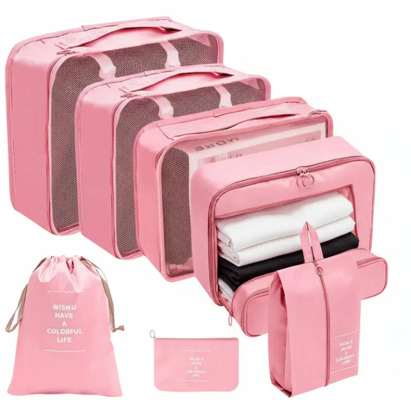 Set HomyBag rangement voyage anti-poussière organisé