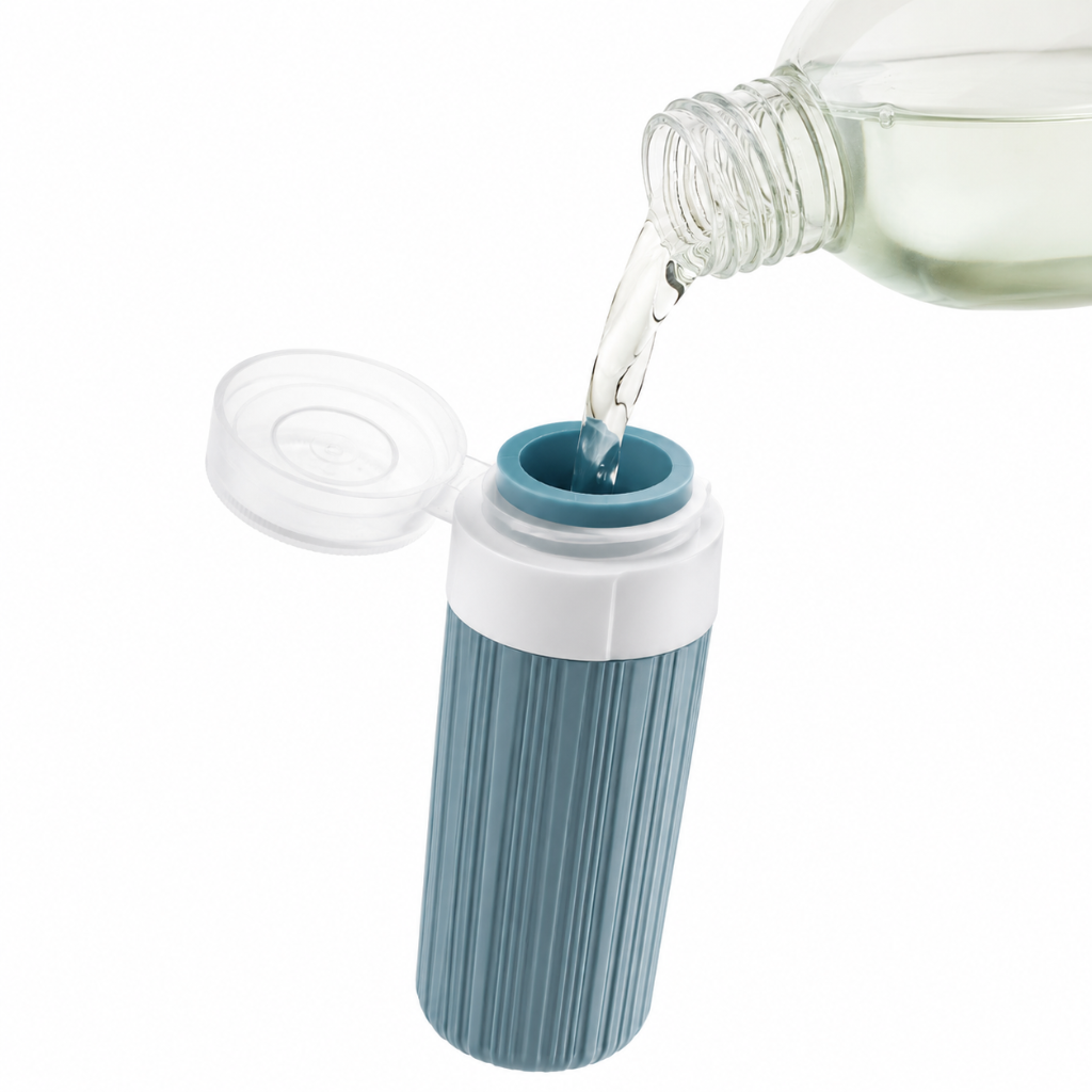 Flacon de voyage rechargeable 90 ml silicone transparent – HomyBag