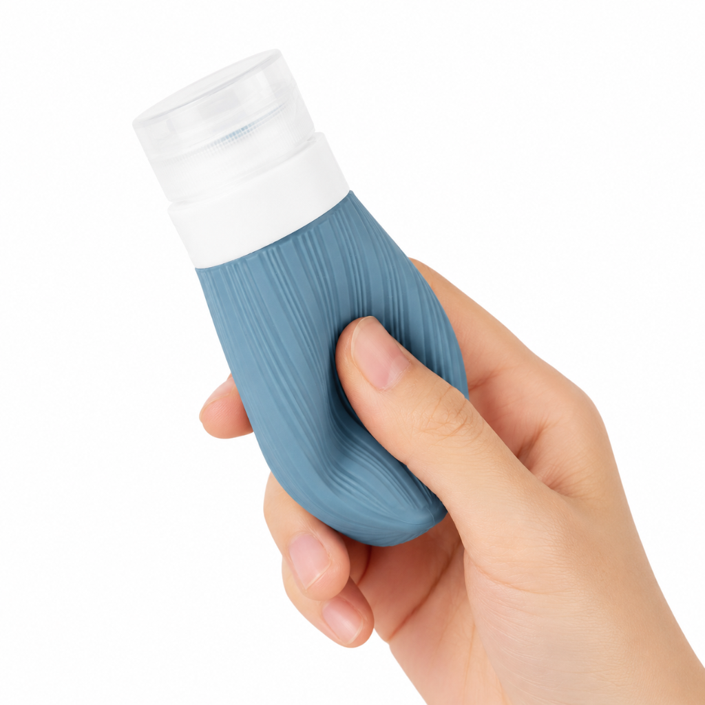Flacons de voyage rechargeables 90 ml silicone PP set complet 3 coloris – HomyBag