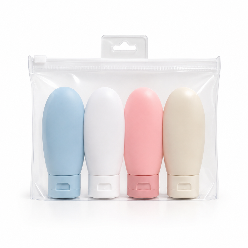 Set de 4 flacons de voyage rechargeables 100 ml – HomyBag