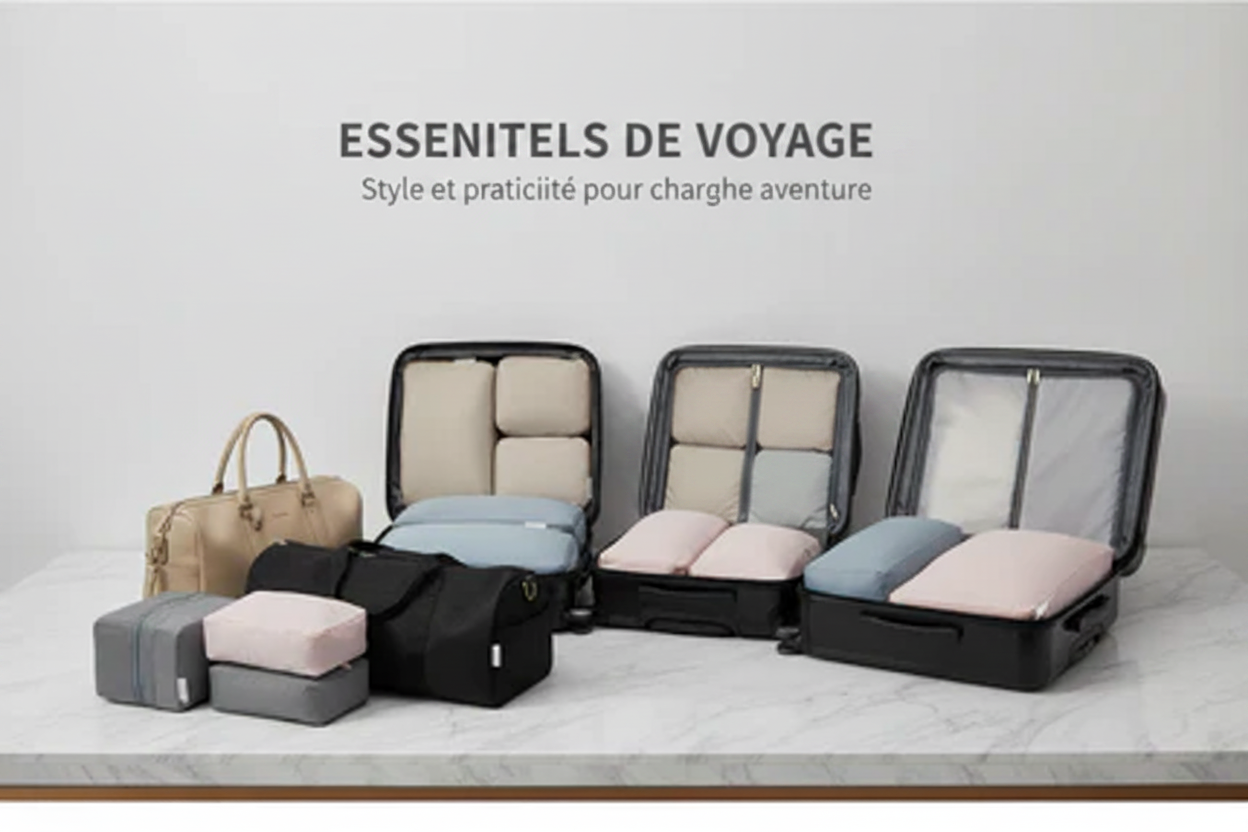Essentiels de voyage HomyBag – Sacs et organisateurs de valise style et praticité