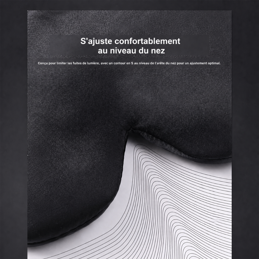 Masque de sommeil voyage en soie de mûrier - HomyBag HomyBag