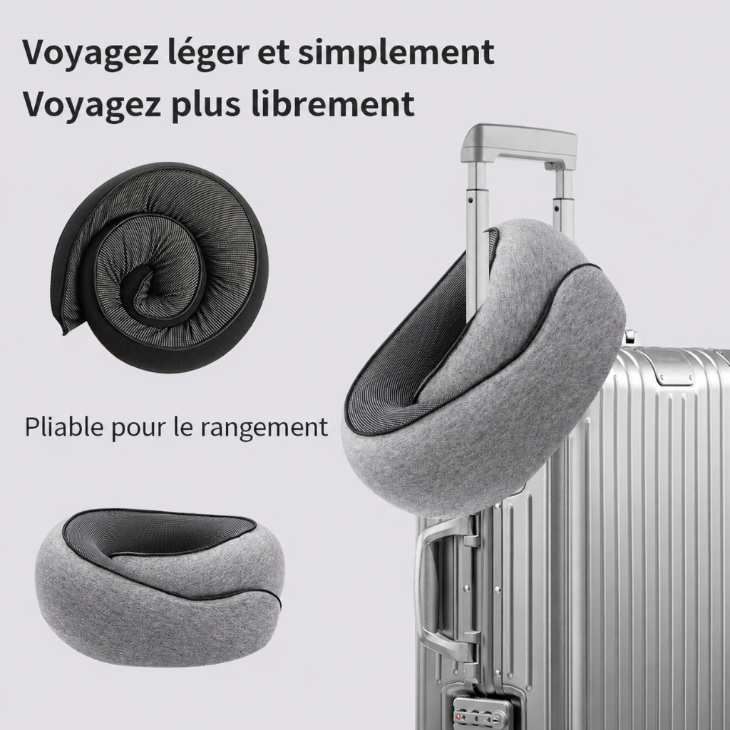 Coussin de Nuque Voyage Pliable HomyBag 
