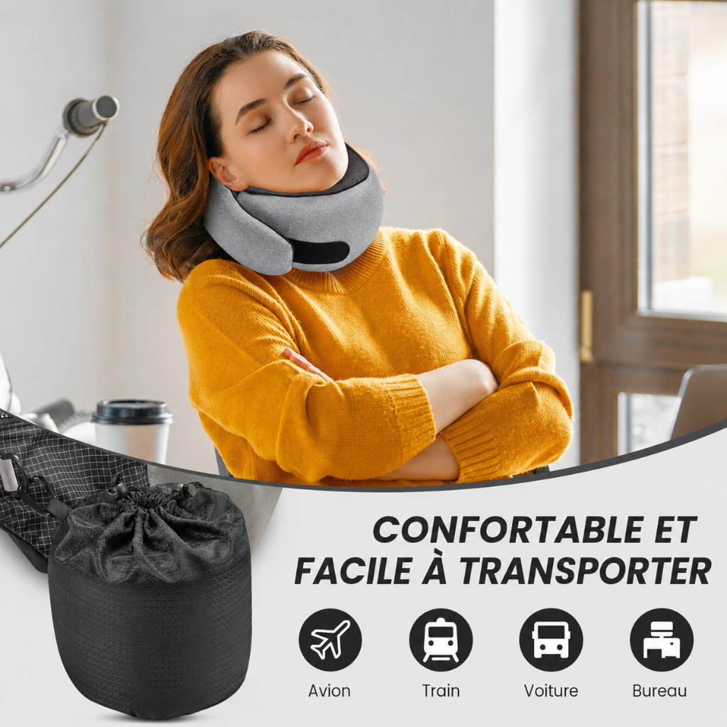 Coussin de Nuque Voyage Pliable HomyBag 