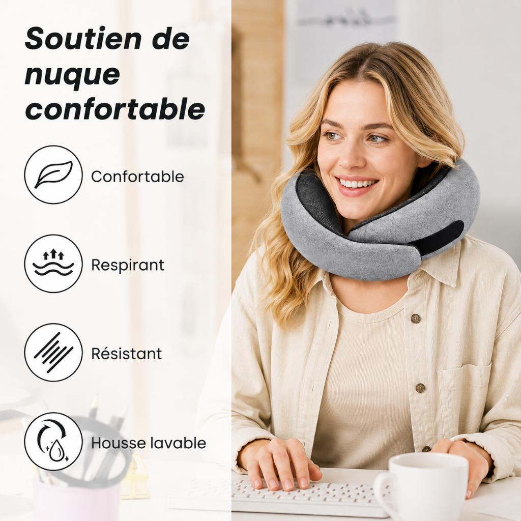 Coussin de Nuque Voyage Pliable HomyBag 