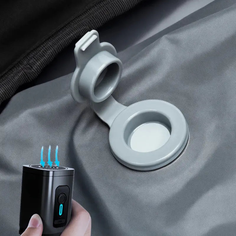 Détail système compression sous vide sac à dos HomyBag
